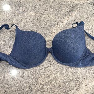 VS Blue Women's padded perfect coverage 34D bra